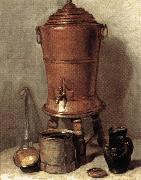 jean-Baptiste-Simeon Chardin The Copper Drinking Fountain Germany oil painting artist